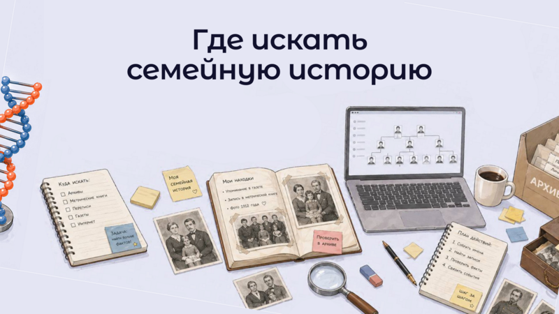 Где искать семейную историю: простые шаги, которые дают результат